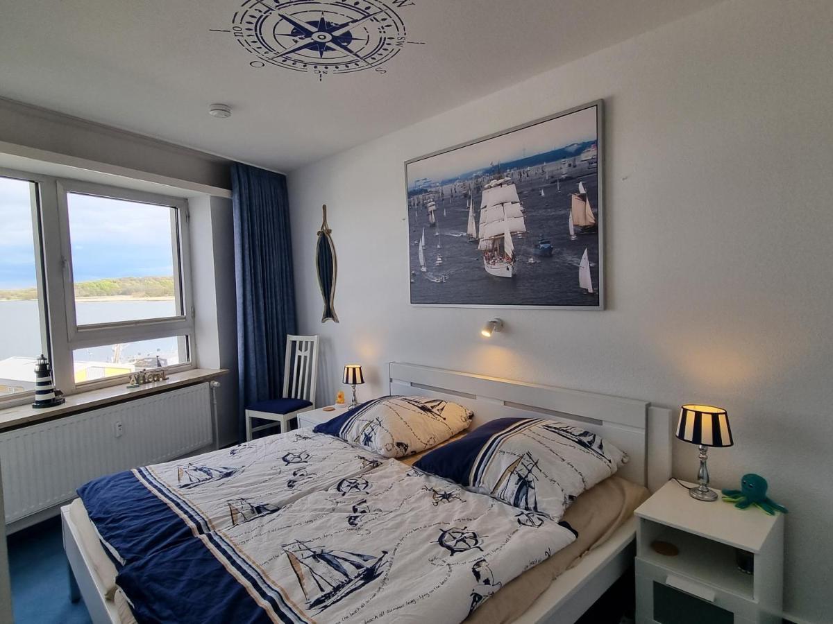 Ferienwohnung Schleiloge mit Panoramablick auf die Schlei Schleswig Exterior foto